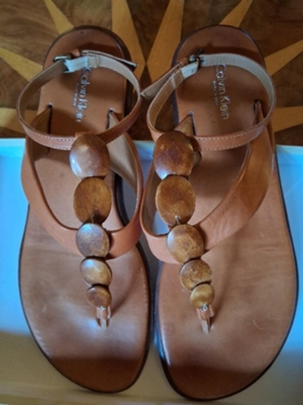 Calvin Klein Womens Flat Sandal size 9.5